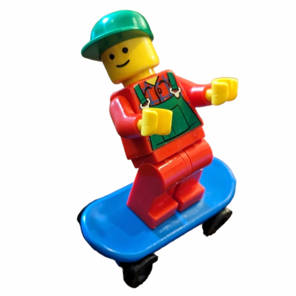 LEGO rare mini figs Skateboard/Longboard & Bicycle riders bundle